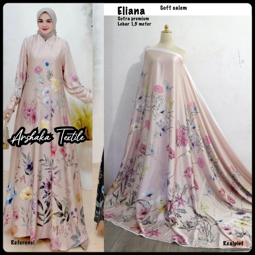 Mewah... Bahan kain silk premium  |  sutra silk gradasi warna | kain silk meteran