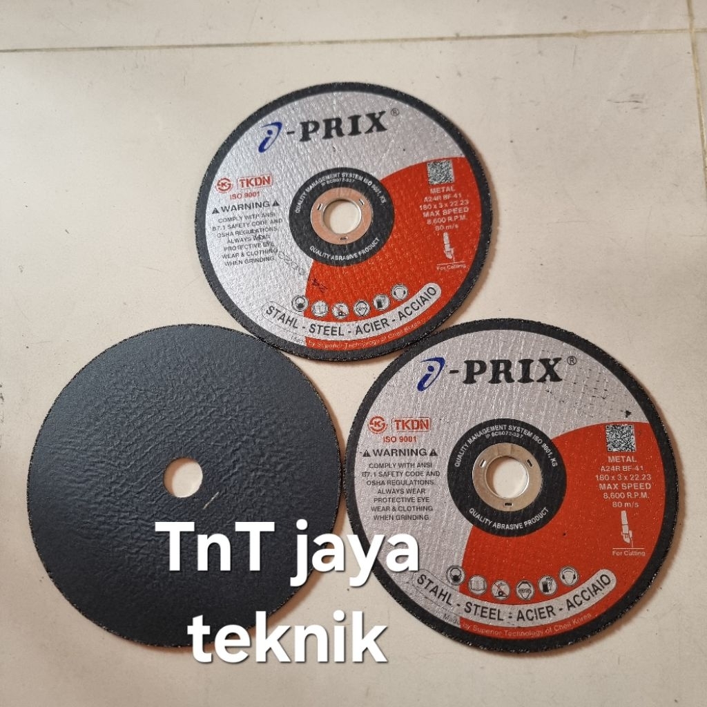 I-PRIX BATU GERINDA POTONG IPRIX 7" X 3MM / BATU GURINDA GERINDA POTONG 7 INCH I-PRIX