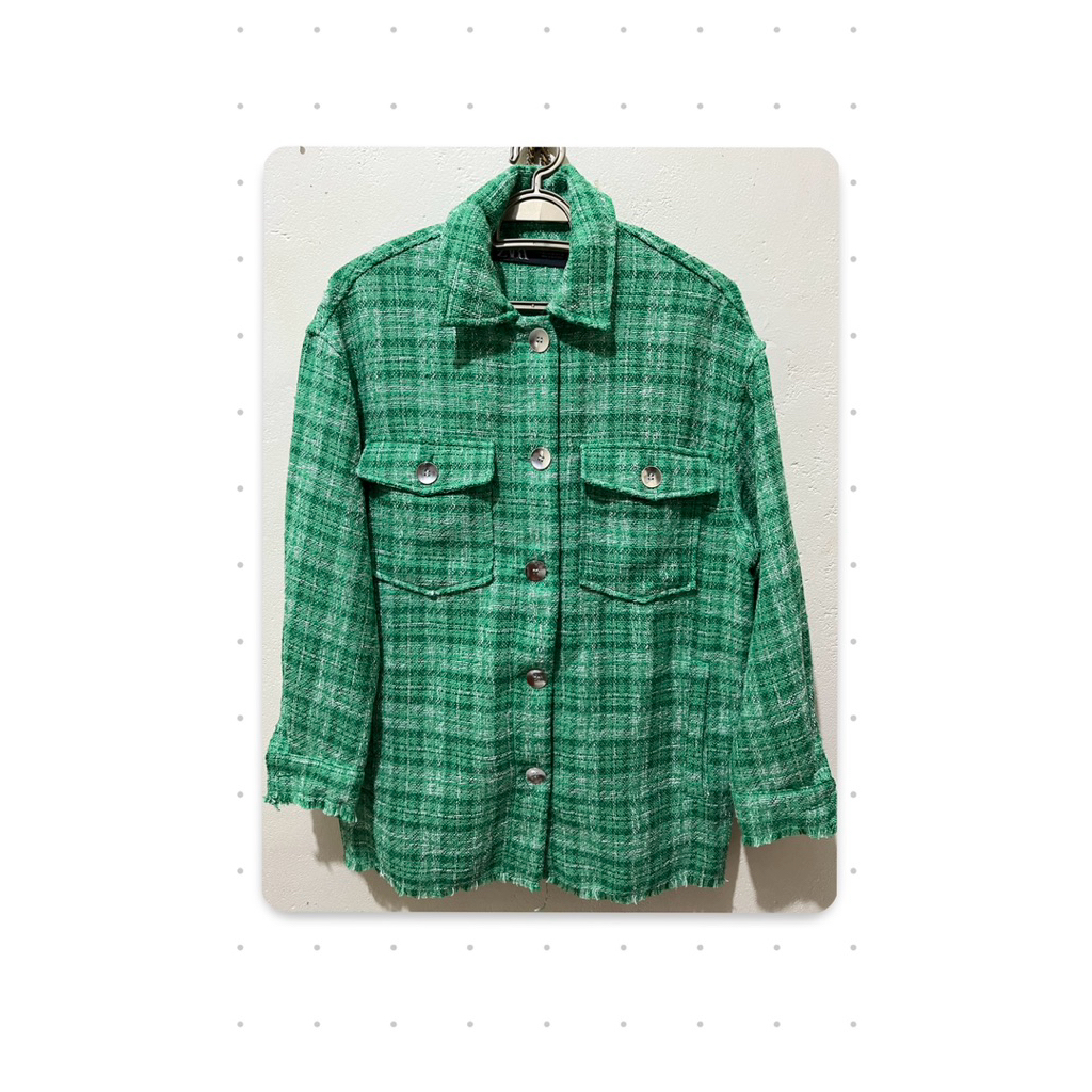 Preloved outer tweed zara original 100%