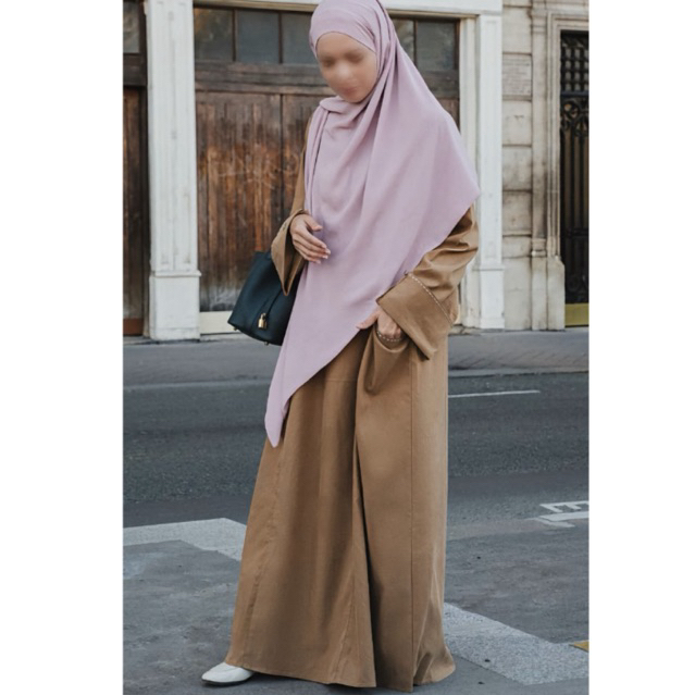 (NWT ITSAR SYAR’I) Miriam abaya, Najran Piping Lace, Abargo Itsar Syar’i