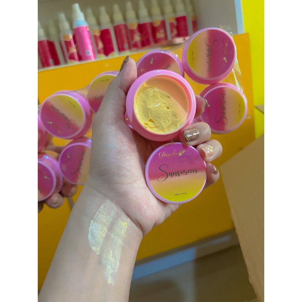 SUNSCREEN SPF 50 PA++DINDA SKINCARE BPOM||KEMASAN TERBARU