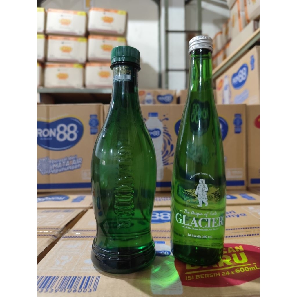 Air Mineral Gracier Botol Kaca 12 x 380ml