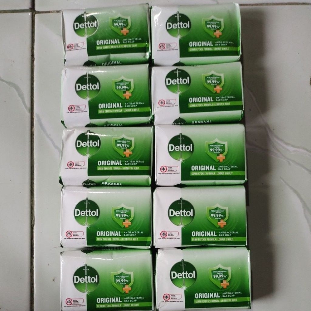 khusus 10 pcs original dettol sabun mandi dettol sabun mandi antibacterial sabun batang dettol origi
