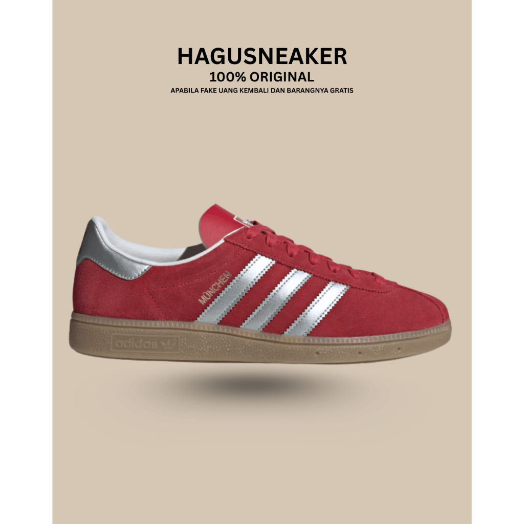ADIDAS MUNCHEN [ RED/MUNCHEN ] #GY7402 GARANSI 100% ORIGINAL