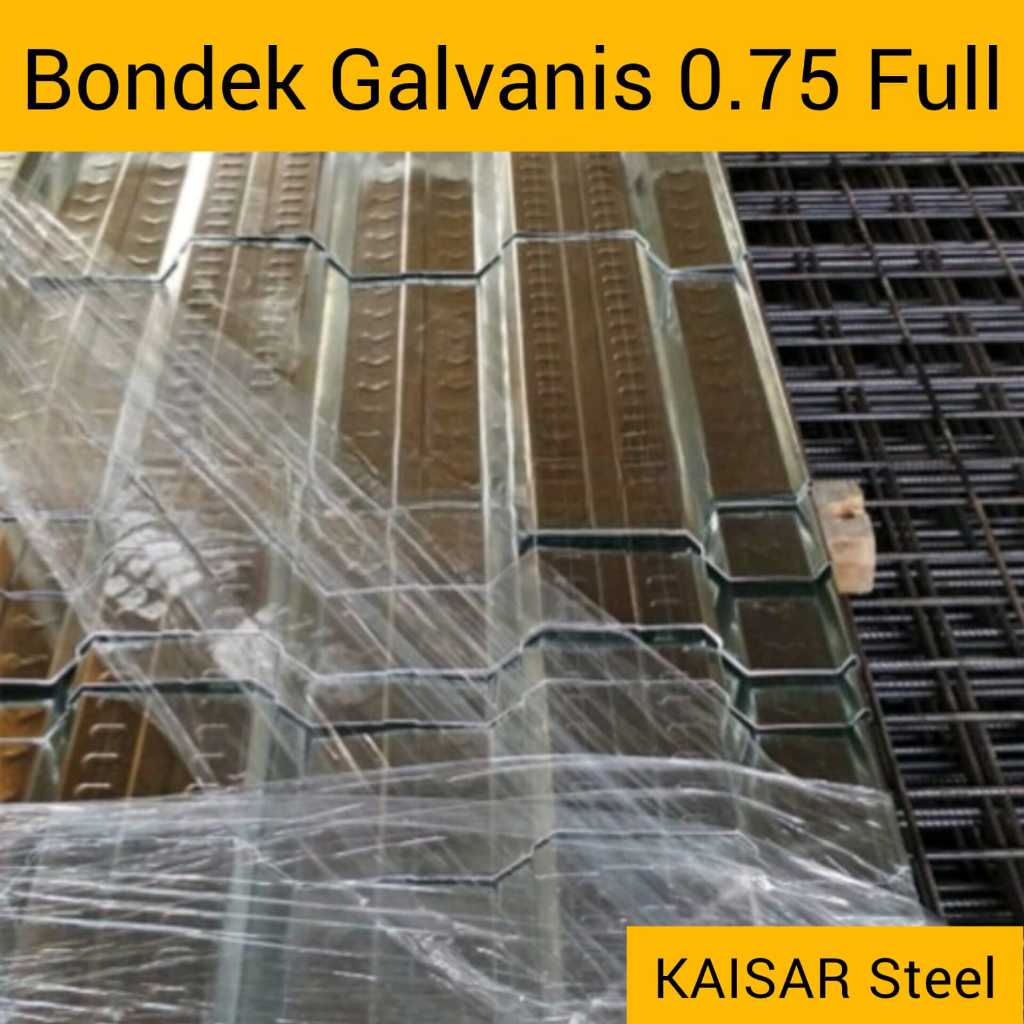 Bondek Galvanis alas cor 0.75 mm Full SNI