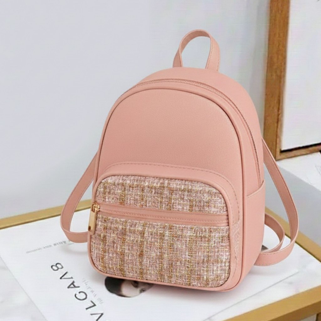 Tas Ransel Wanita Serbaguna / Tas Gendong kulit sintetis multifungsi wanita terbaru