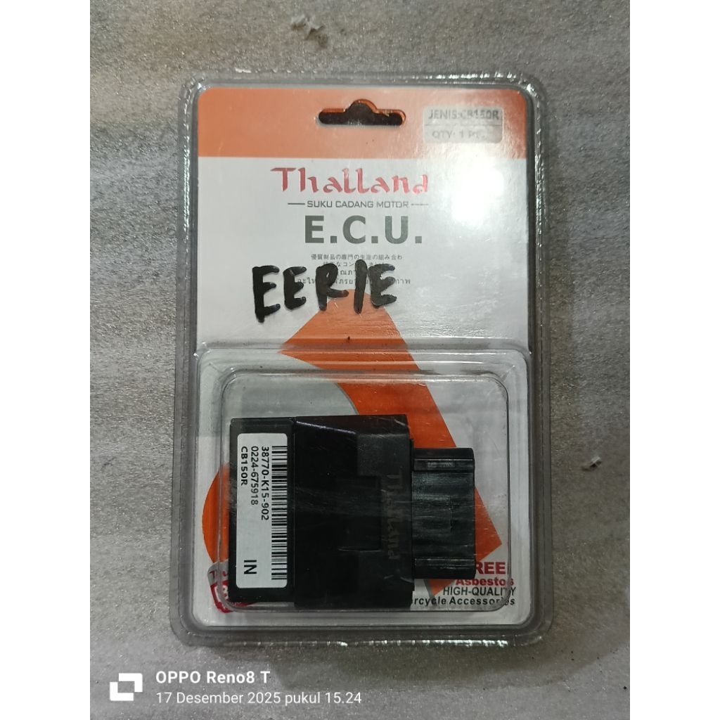 [1 UNIT] ECU CB150R MERK THALLAND ECU MOTOR HONDA CB150R