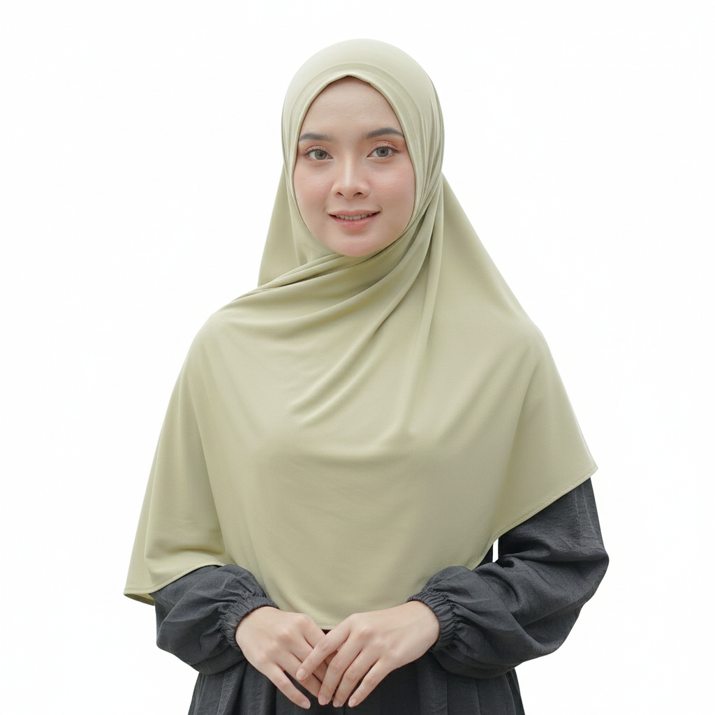 Kerudung Pashmina Instan Anti Tembem Tanpa Pet Jersey Arsy x Ayora