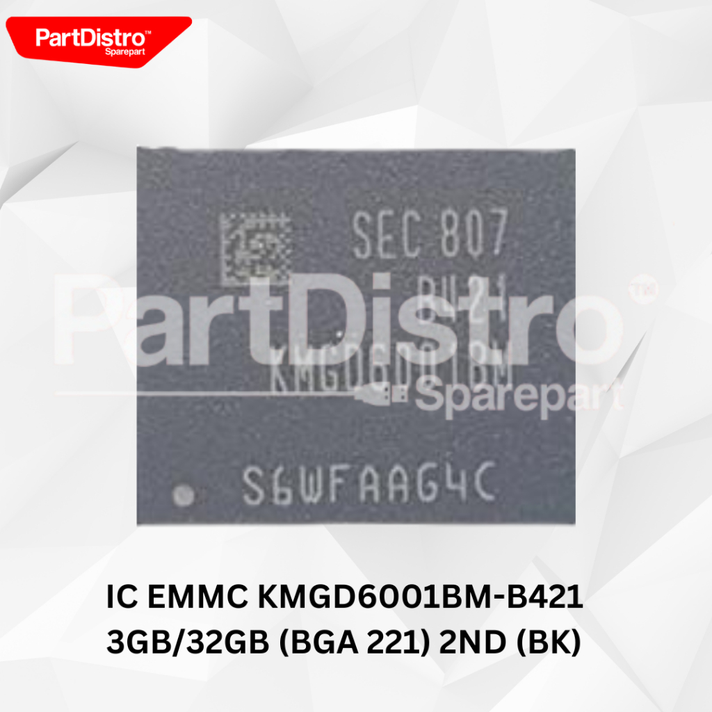 IC EMMC KMGD6001BM-B421 3GB/32GB (BGA 221) 2ND (BK)