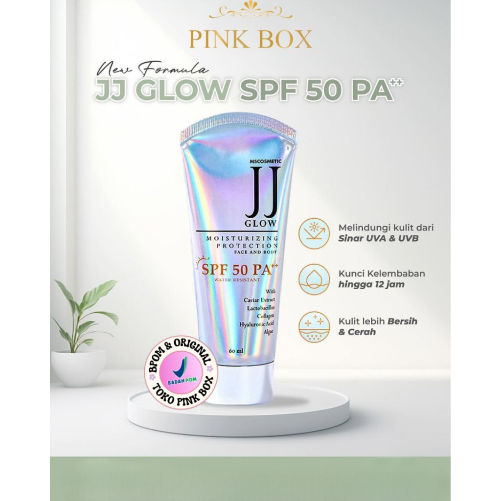 READY MS GLOW JJ GLOW MOISTURIZING CREAM SPF 50  - 60ml