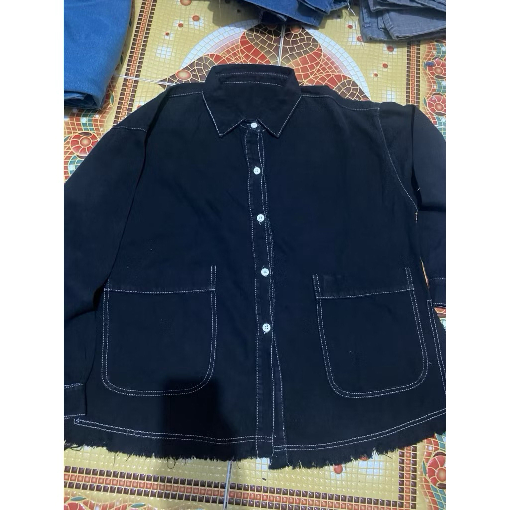 Kemeja denim raw OVERSIZED READY