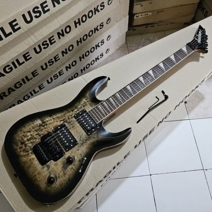 Gitar jackson dinky abu-abu new
