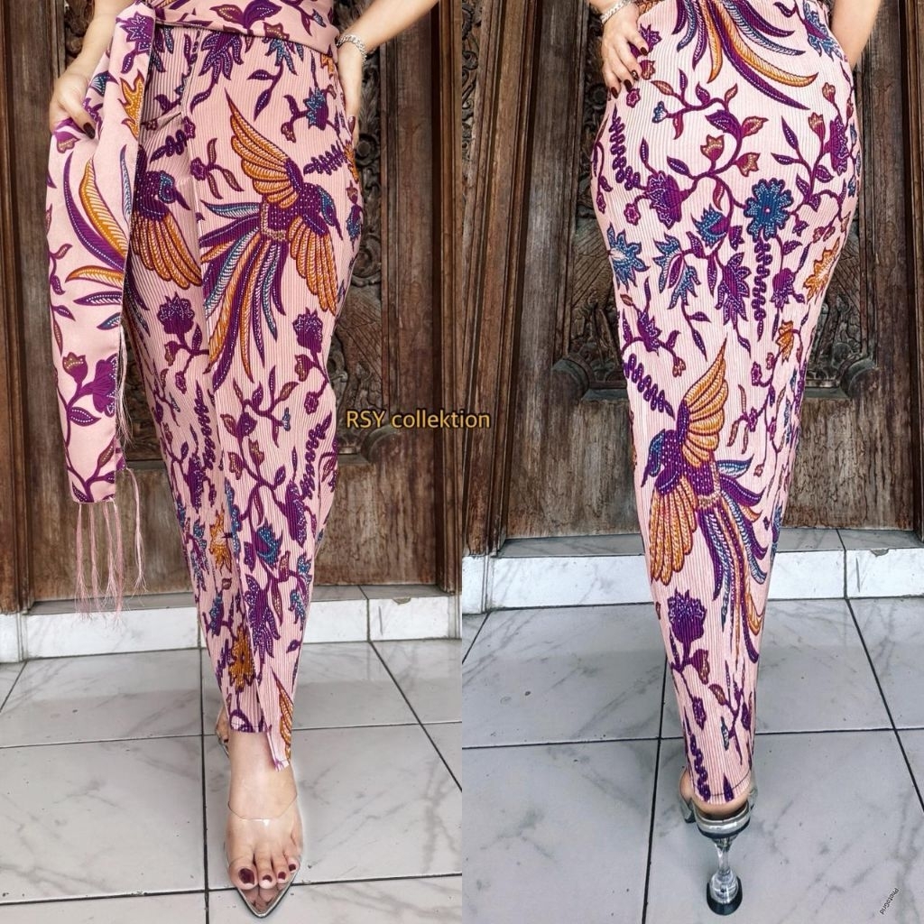 Kamen Plisket Set Selendang Untuk Dewasa/Kamen Jadi/Kamen Strait/Kamen Plisket