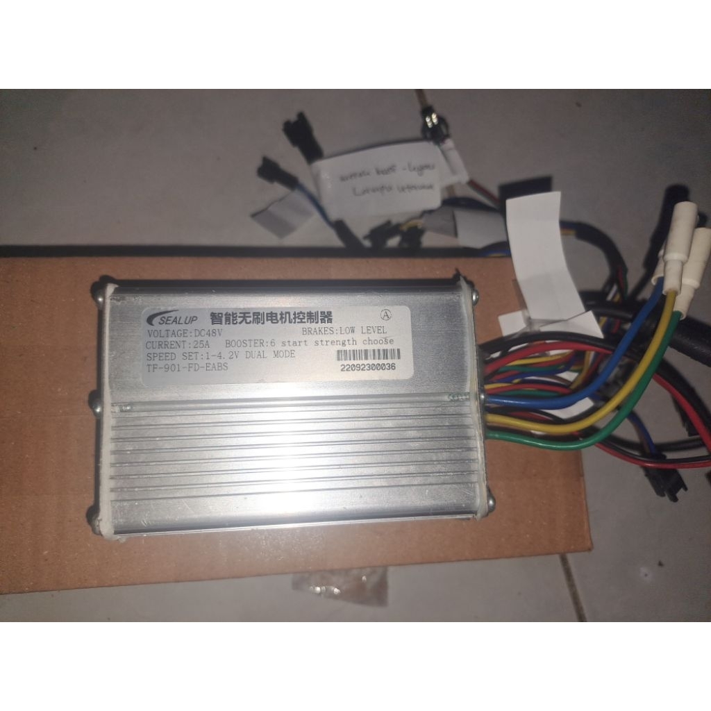 Controller bldc 48v1000w skuter sealup Q18 otoped ring 12"