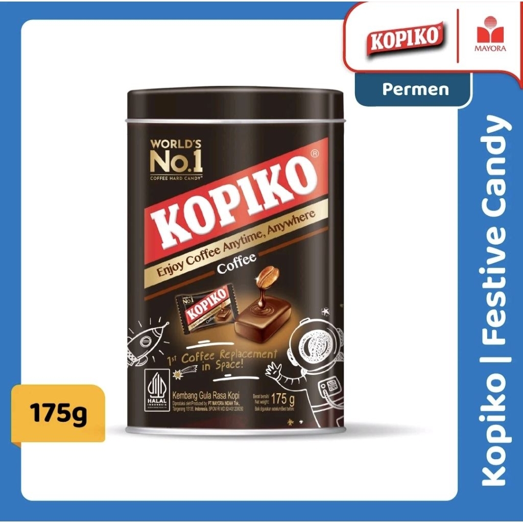 Permen KOPIKO Kemasan Tin/Kaleng
