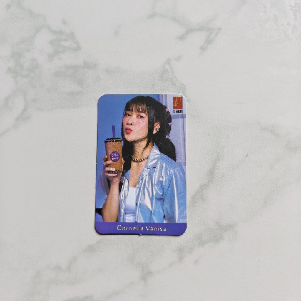 Photocard Oniel JKT48 x Chatime