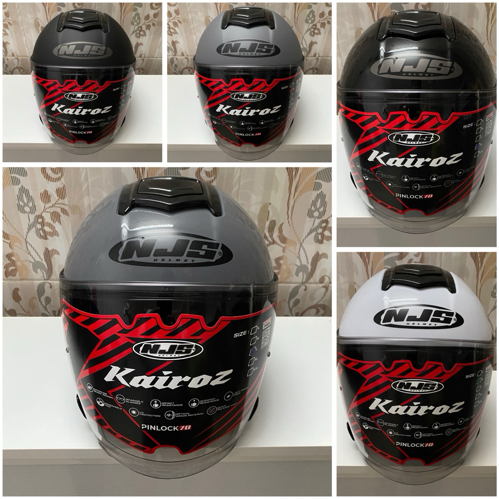 HELM NJS KAIROZ POLOS | HELM NJS KAIROZ V1 | NJS KAIROZ V1 | HELM NJS KAIROZ