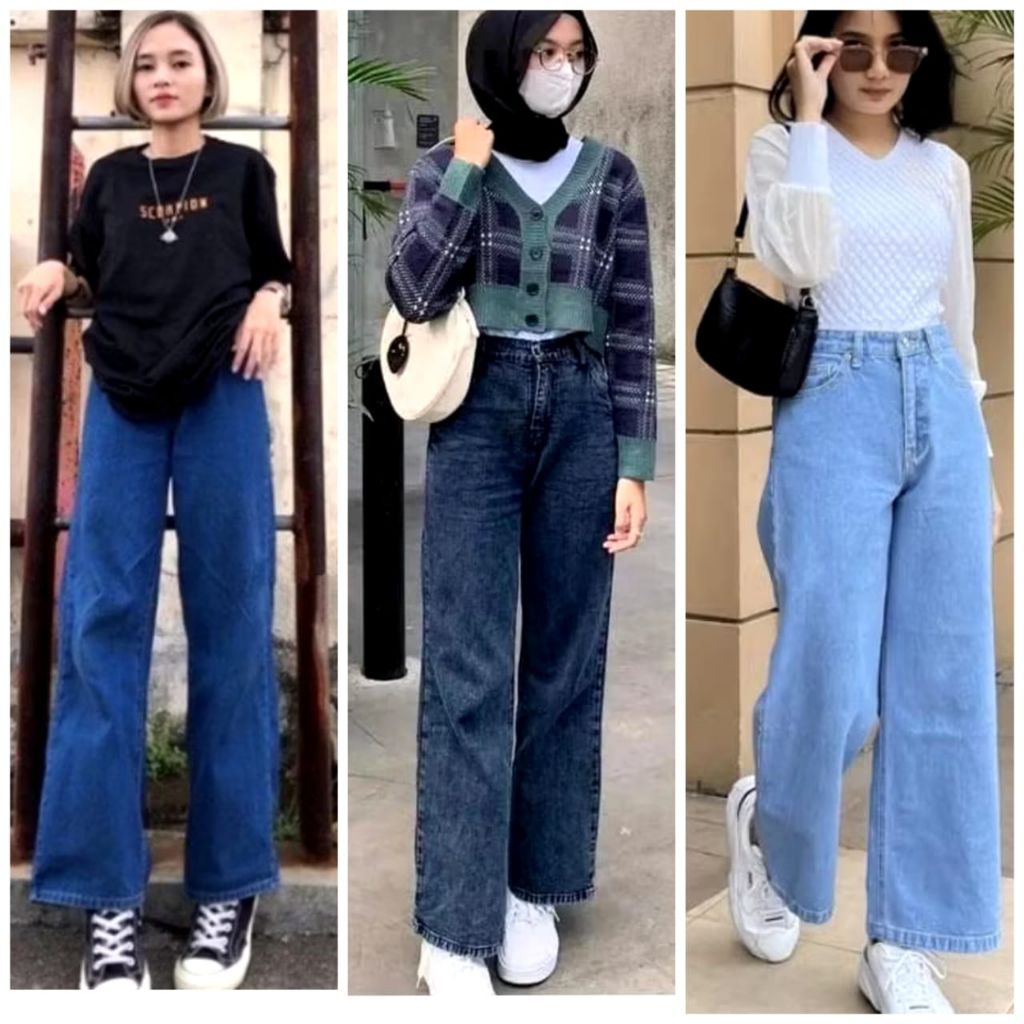 CELANA BAHAWAN KULOT JEANS RAWIS//CELANA WANITA JEANS RAWIS//KULOT RAWIS