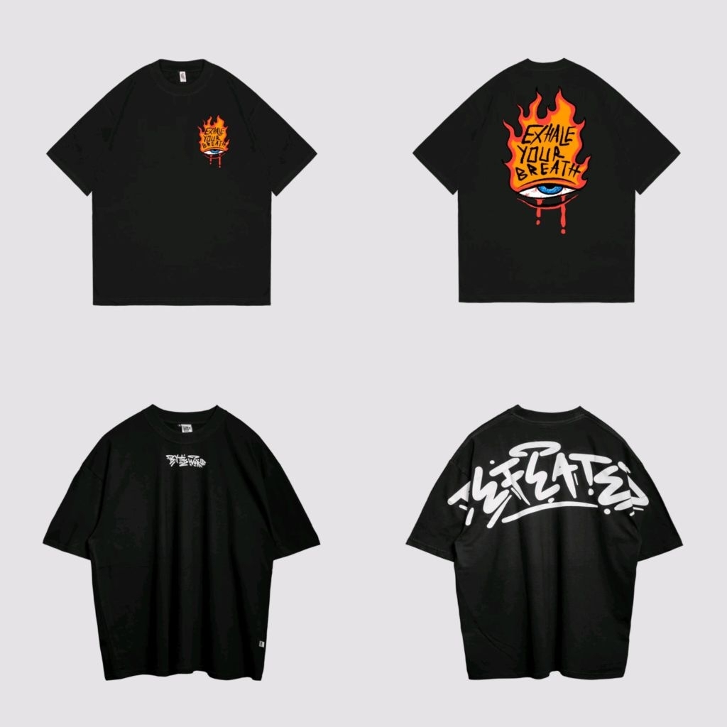 Exhale T shirt Kaos Oversize