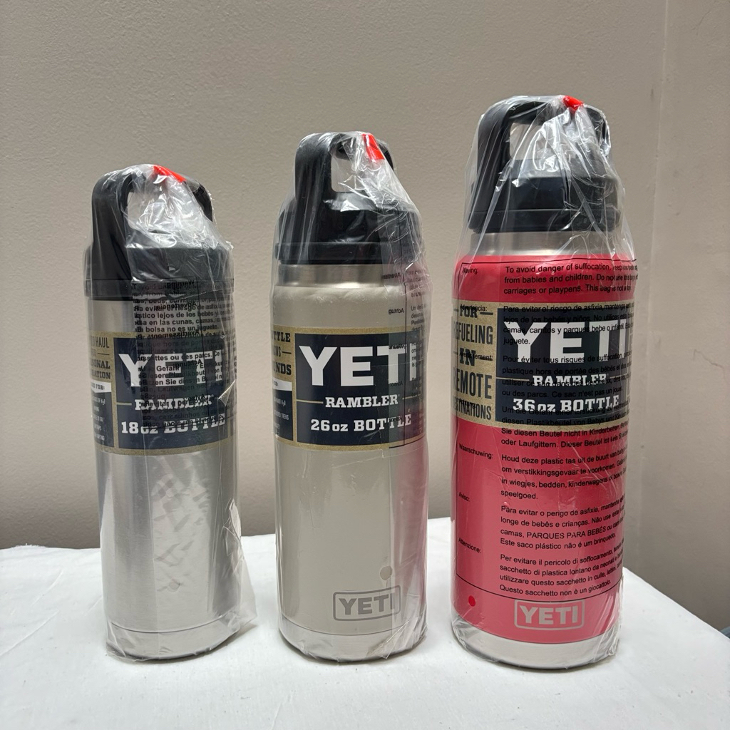 YETI Rambler 18oz 26oz stainless steel tumbler with chug cap