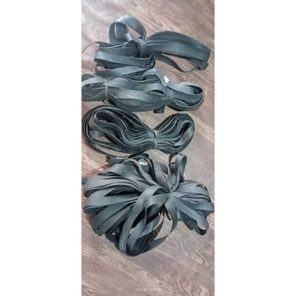 Tali karet ban dalam panjang 20meter sampe 30meter