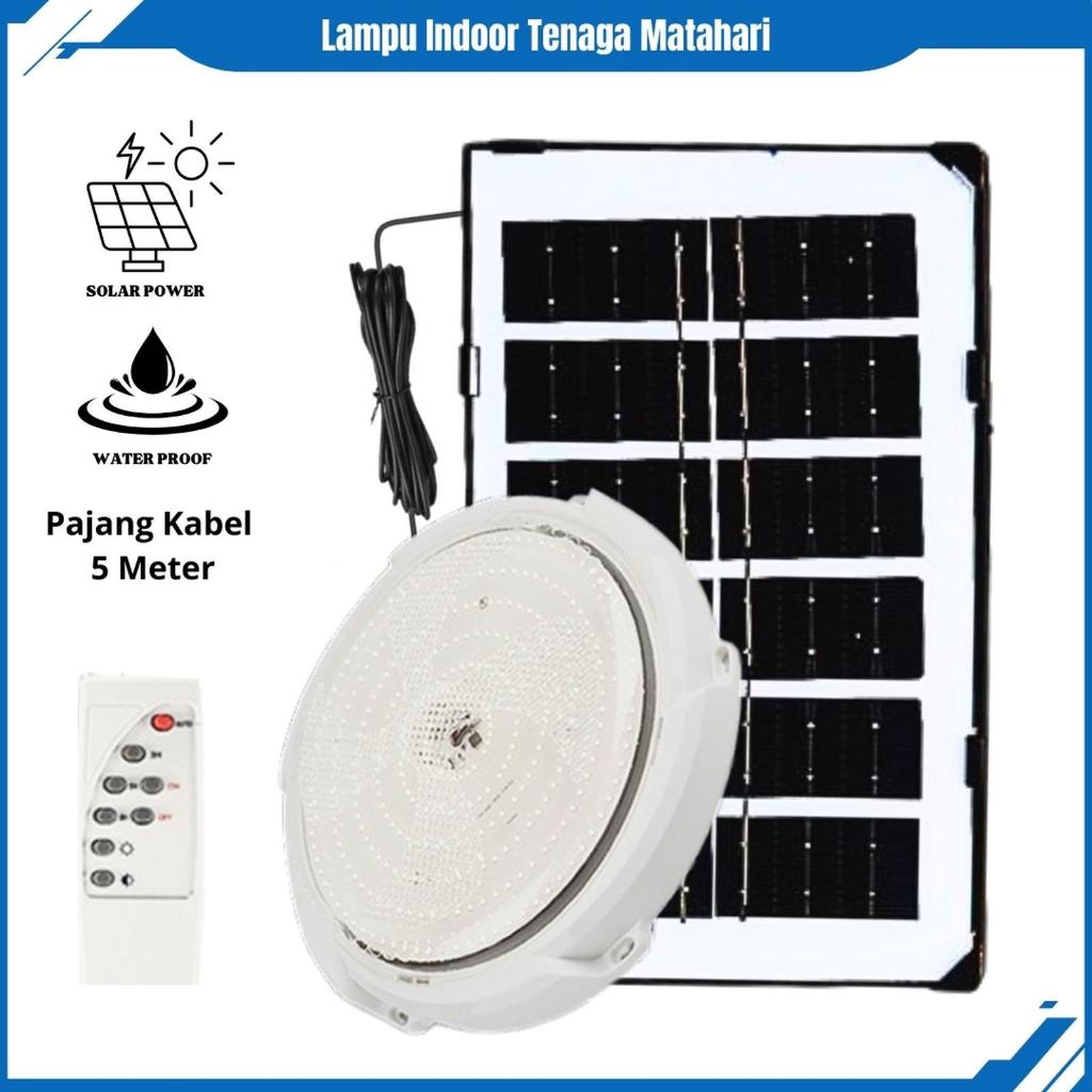 Lampu Tenaga Surya Solar Ceiling Lampu Indoor Lampu LED Tenaga Surya Lampu Dalam Ruangan