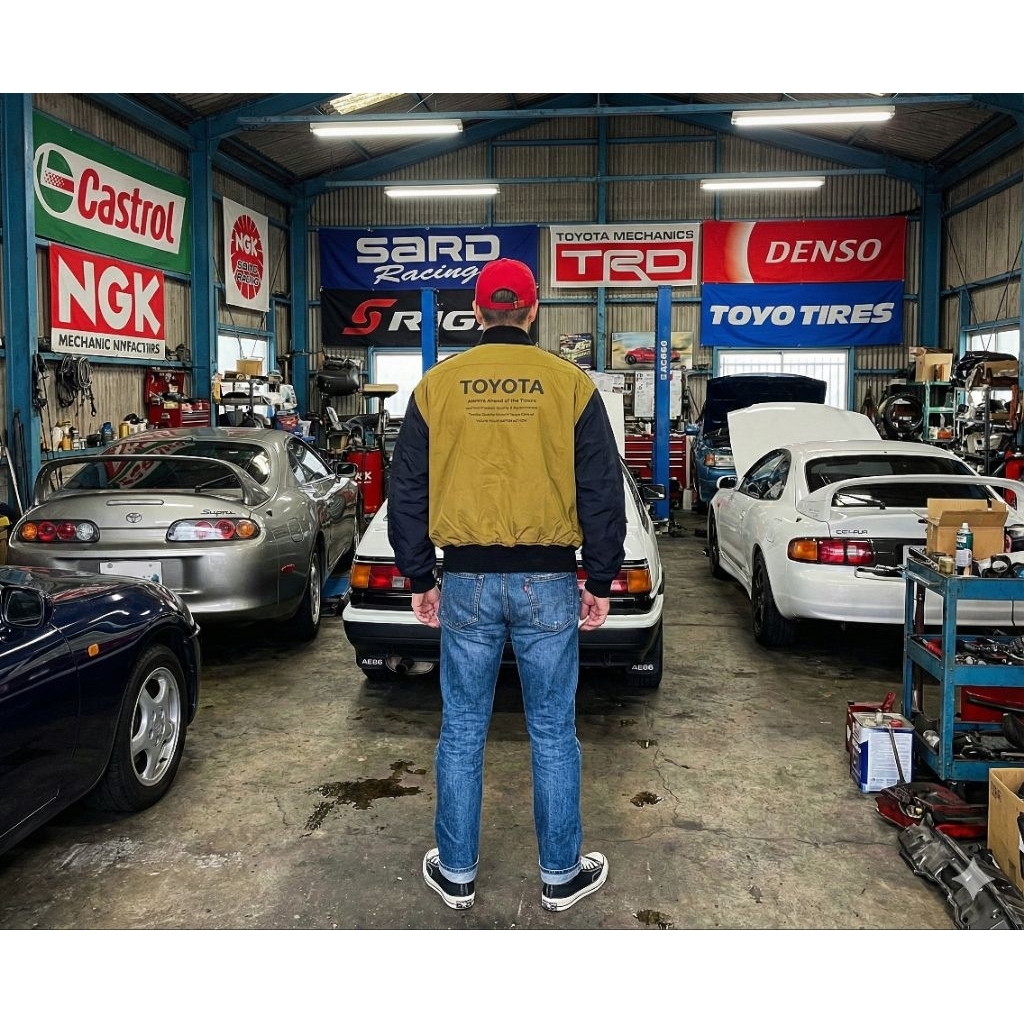 Toyota Jaket Racing vintage