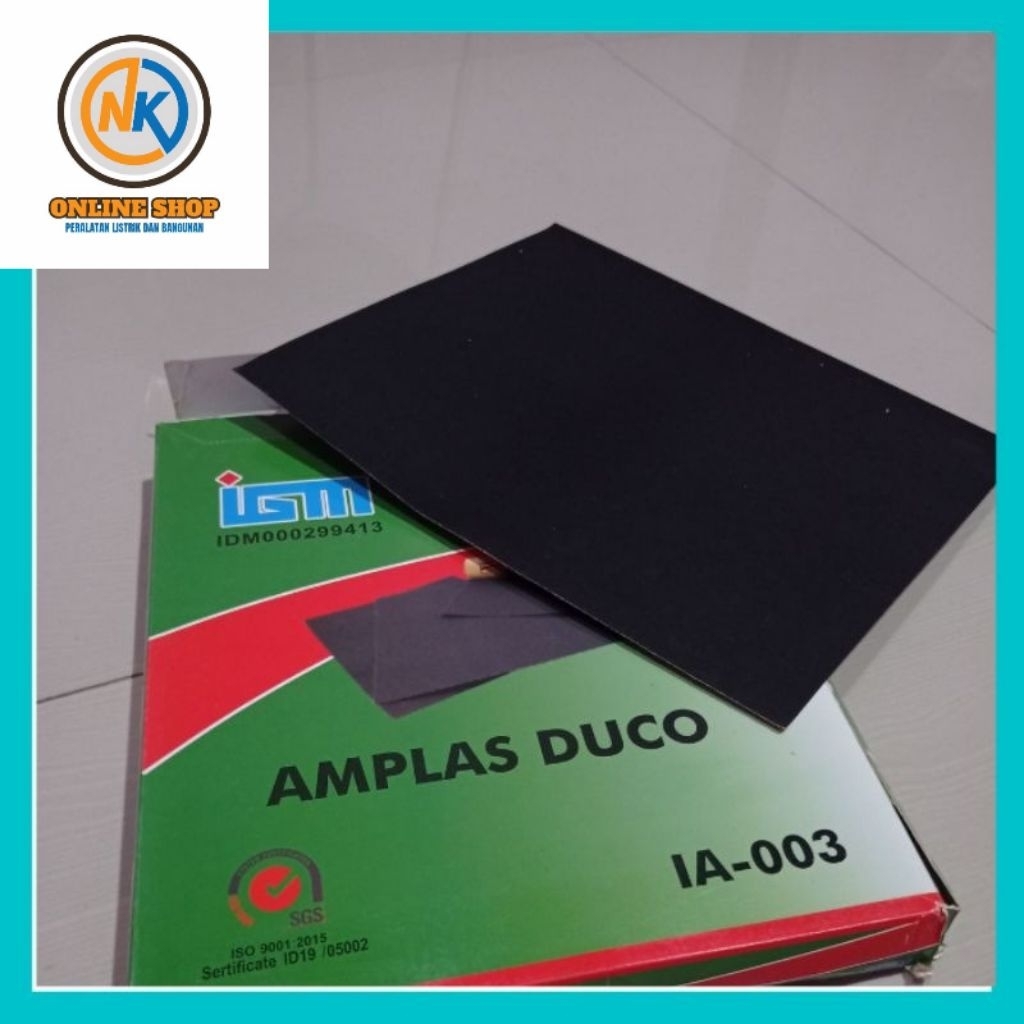 AMPLAS DUCO AMPLAS KERTAS AMPLAS KOTAK GRIT 60 - 2000