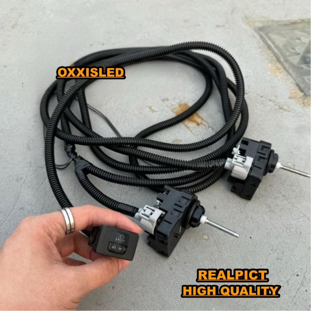 ALAT ELECTRIK AUTO LEVELING PLUS SAKLAR ANGKA FREE PIVOT ANTI MACET LEVELING OEM HEADLAMP MOTOR PROJ