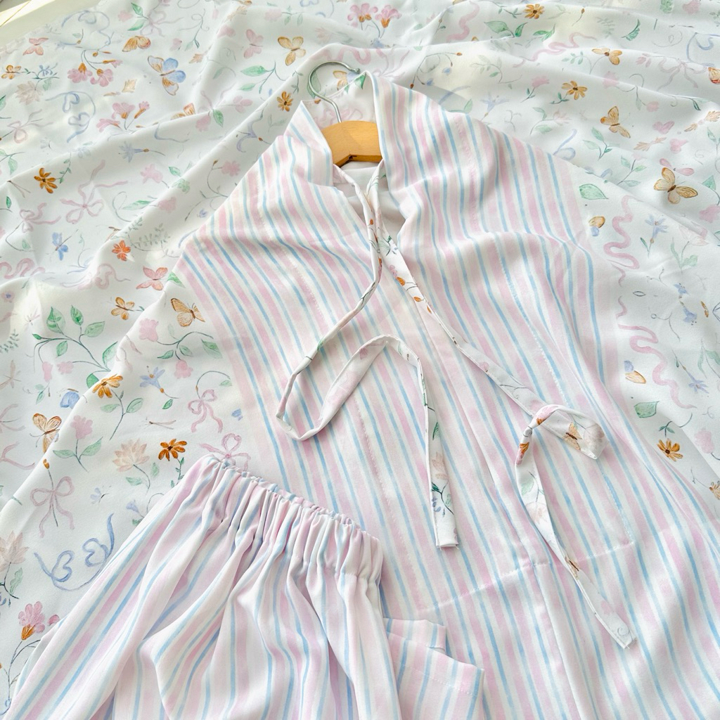 RAYA 2026 - MUKENA TENCEL COUPLE  SIZE DEWASA & ANAK - GARDEN SERIES