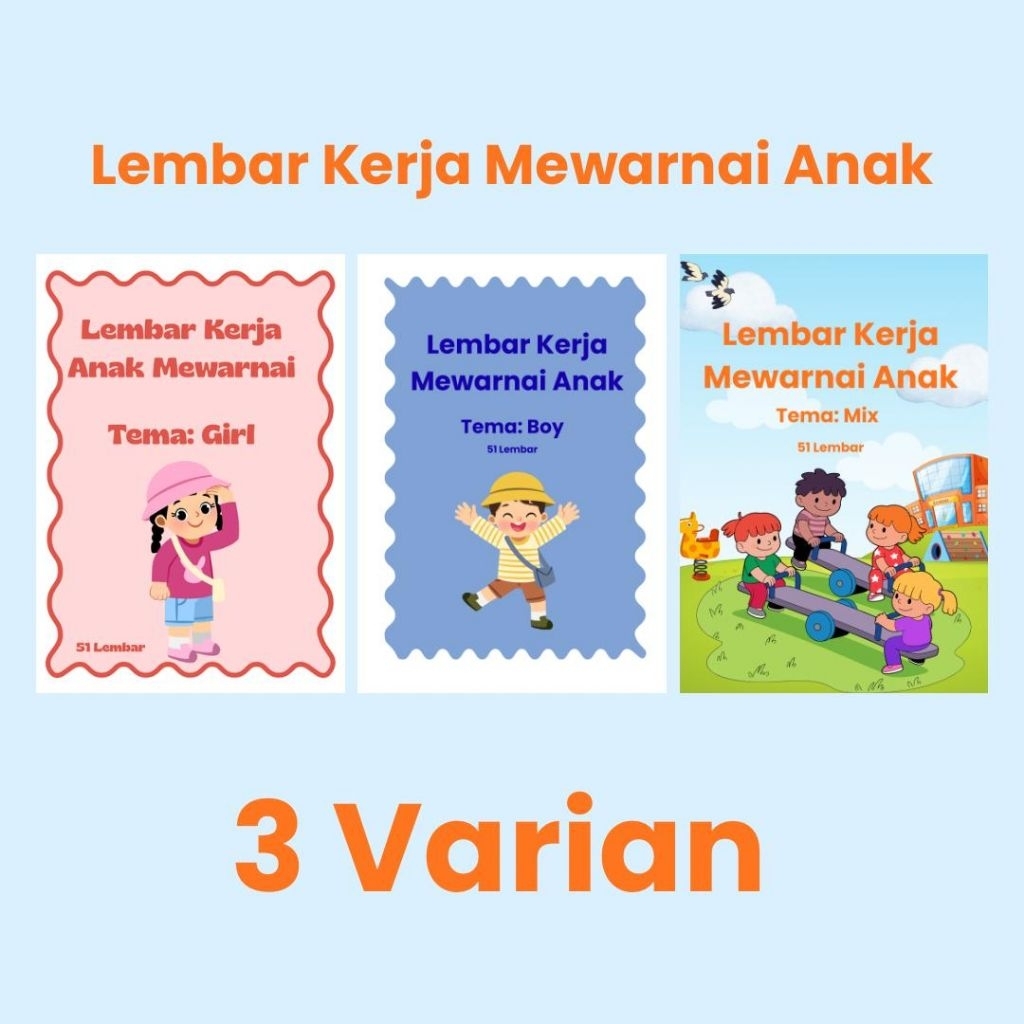 Worksheet Lembar Mewarnai Anak 51 Lembar-Kertas Mewarnai Anak Anak TK dan Paud-Worksheet Mewarnai An