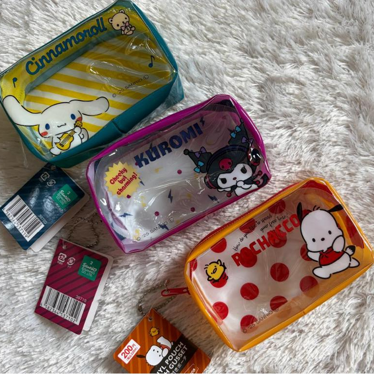 Pouch | Dompet Koin | Dompet Mika | Sanrio | Kuromi | Cinnamoroll |Pochacco