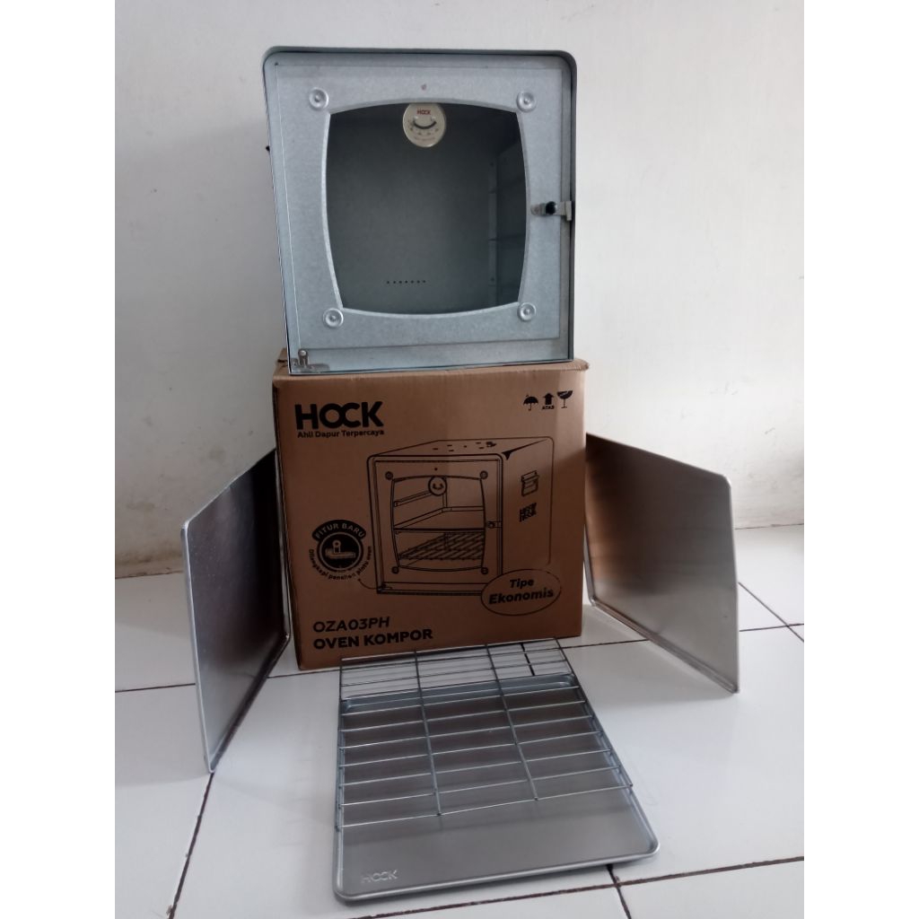 oven Hock asli kompor tangkring zinz aluminium 03 0ZA03PH 3 loyang dan 1 jaring