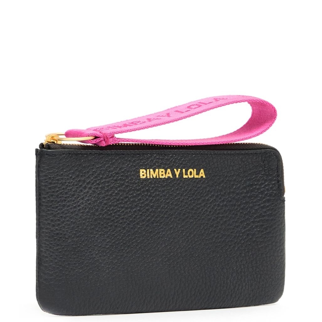 Bimba Y Lola Wristlet Ori Europe Pouch hp black