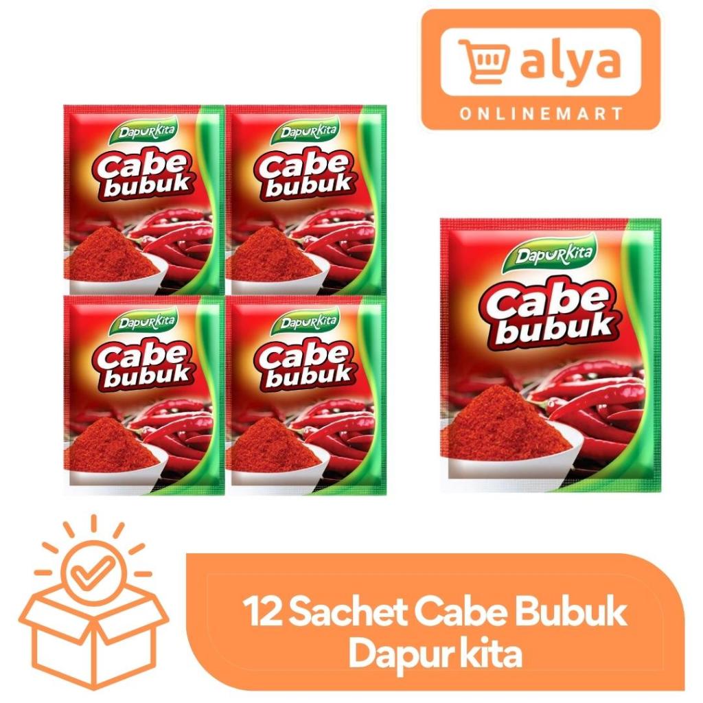 Cabe Rawit Bubuk Sachet Dapur Kita 1 Renceng Cabe Bubuk