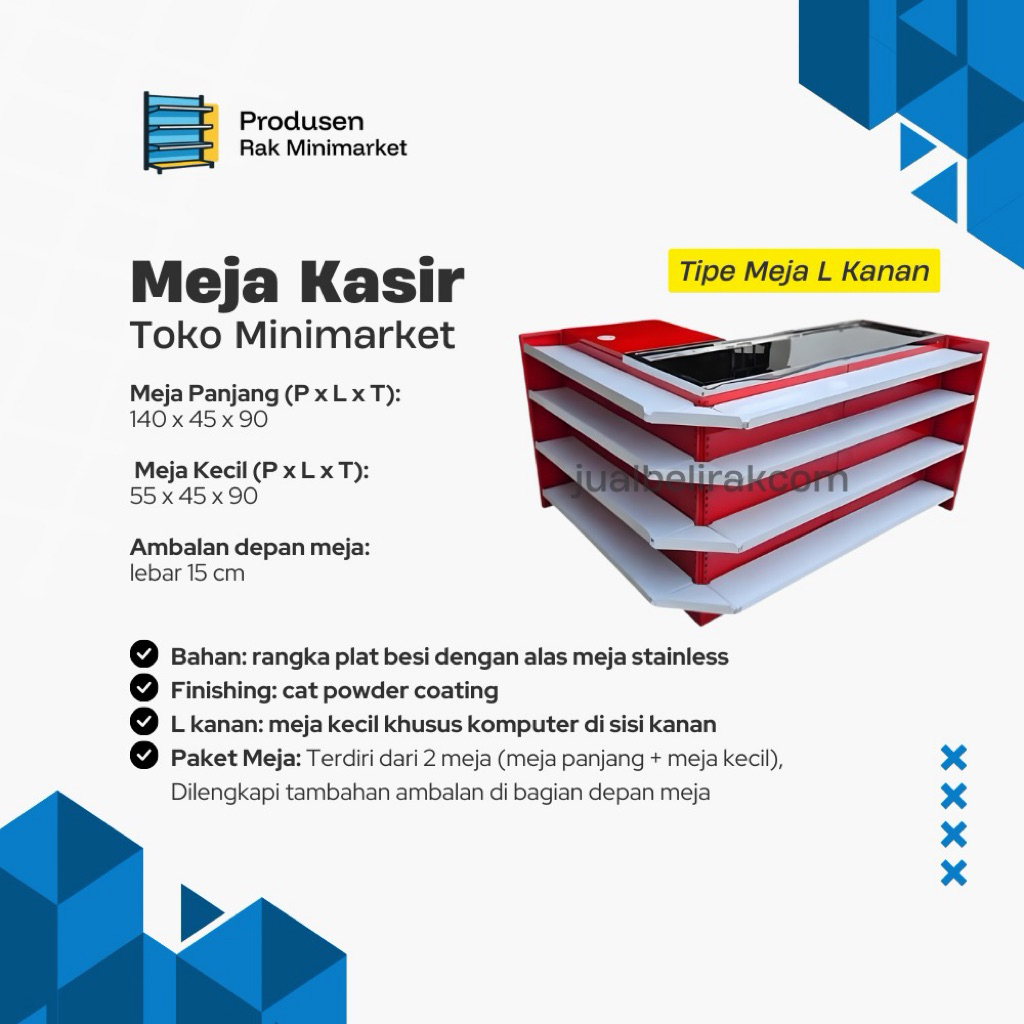 Rak Meja Kasir Minimarket