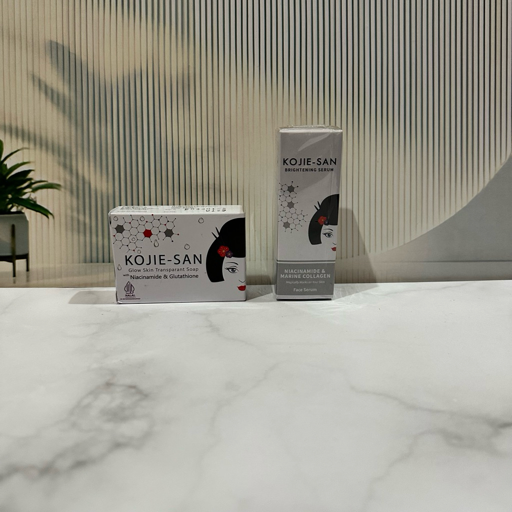 [Paket] Sabun Kojie San Niacinamide & Kojie san Serum Brightening