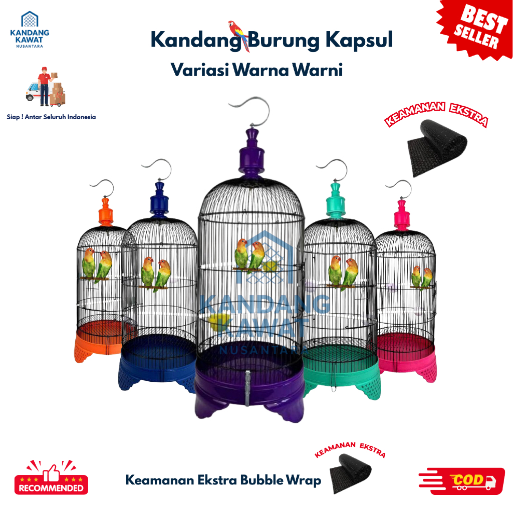 KANDANG BURUNG KAPSUL LOVEBIRD | KANDANG KAPSUL BURUNG