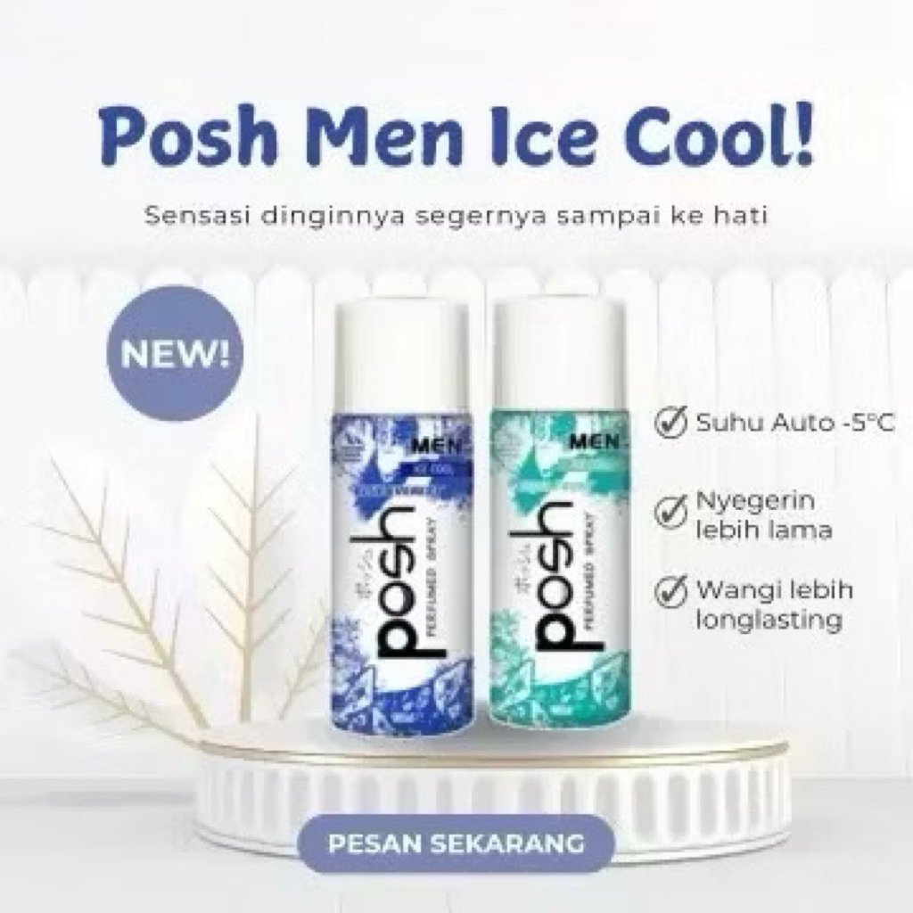 POSH Men Ice Cool Parfum Body Spray 150ml
