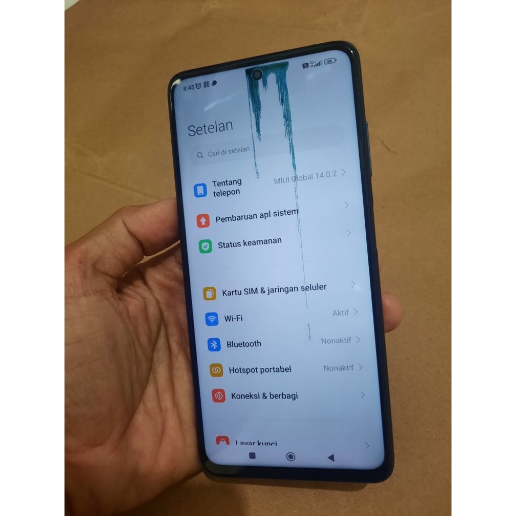 lcd poco x3 pro/x3 nfc minus lumut