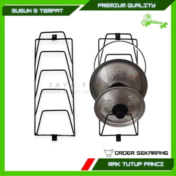 RAK TUTUP PANCI GANTUNG NEMPEL DINDING / RAK PIRING