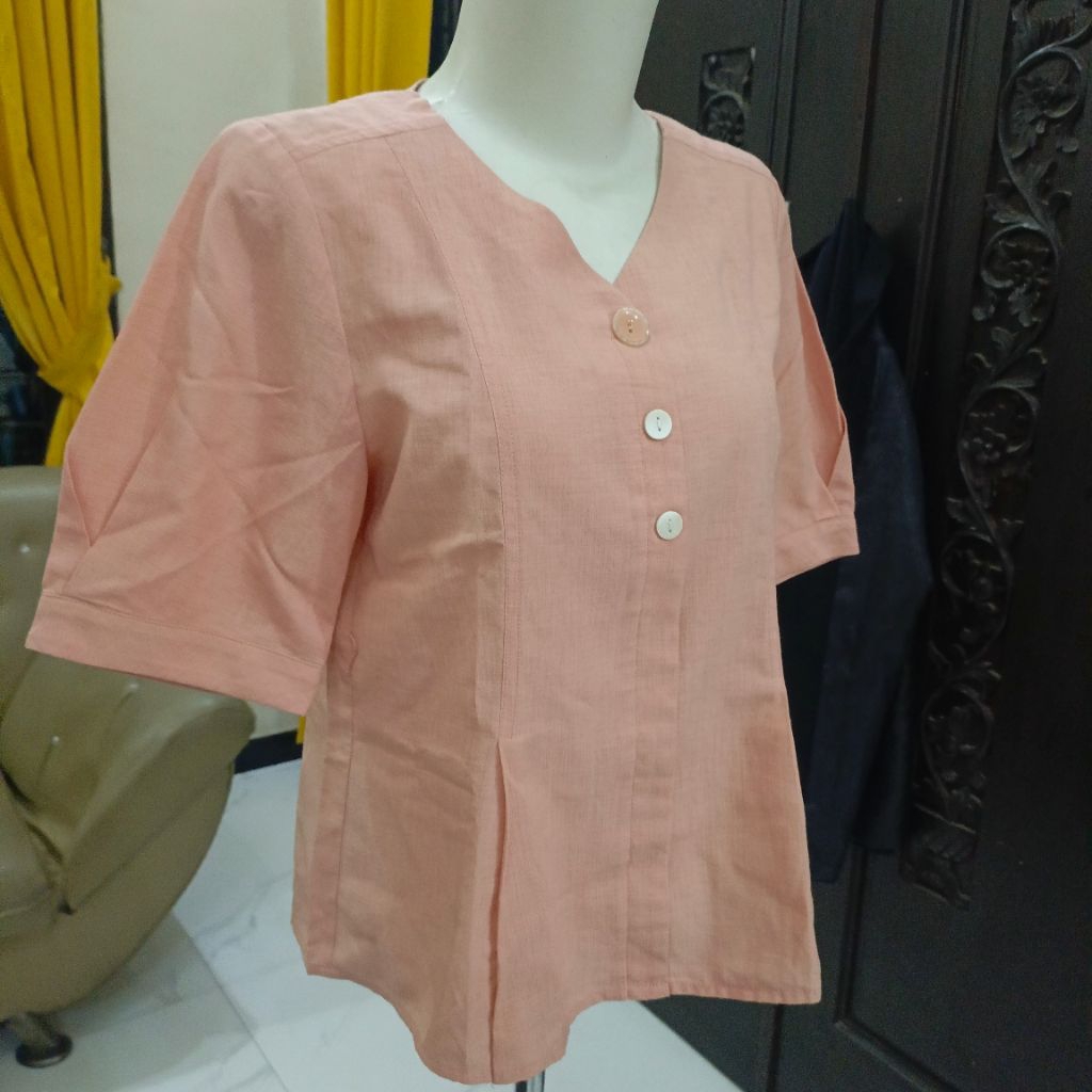 atasan cantik warna salem