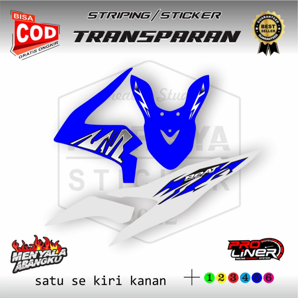 striping variasi beat delux gn1 thn2020-2023 polet baru v7