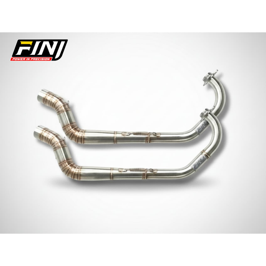 FINJ Muffler Leheran Knalpot Racing Mx King Malaysia Style