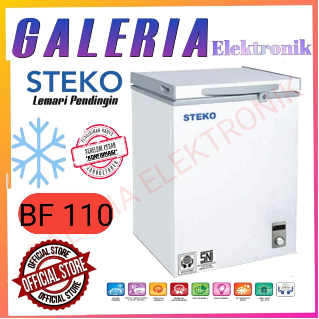 CHEST FREEZER STEKO BF 110 LEMARI PEMBEKU BF110 100L