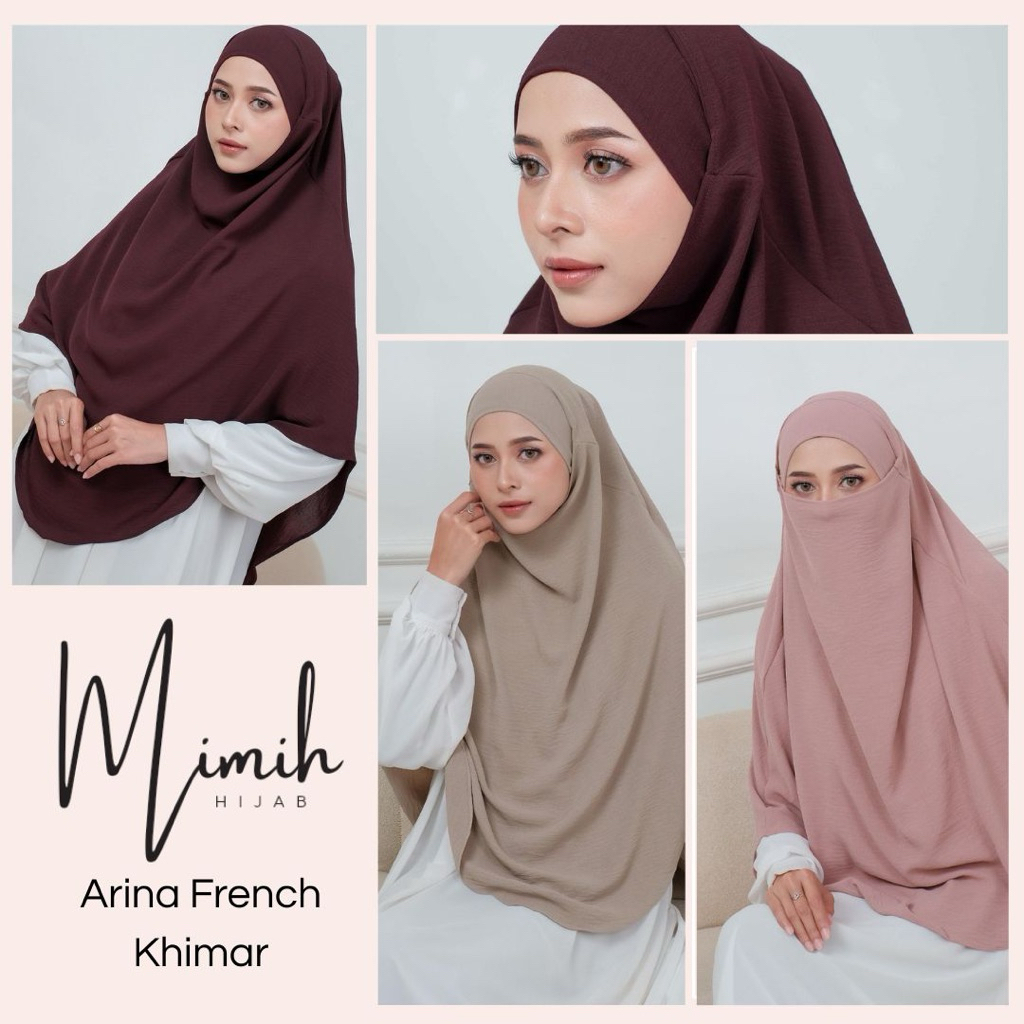 MIMIH HIJAB “Arina French Khimar”