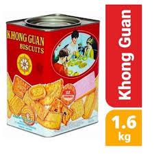 (FREE WRAP) KHONG GUAN 1.6 KG BISKUIT ANEKA RASA KALENG KOTAK