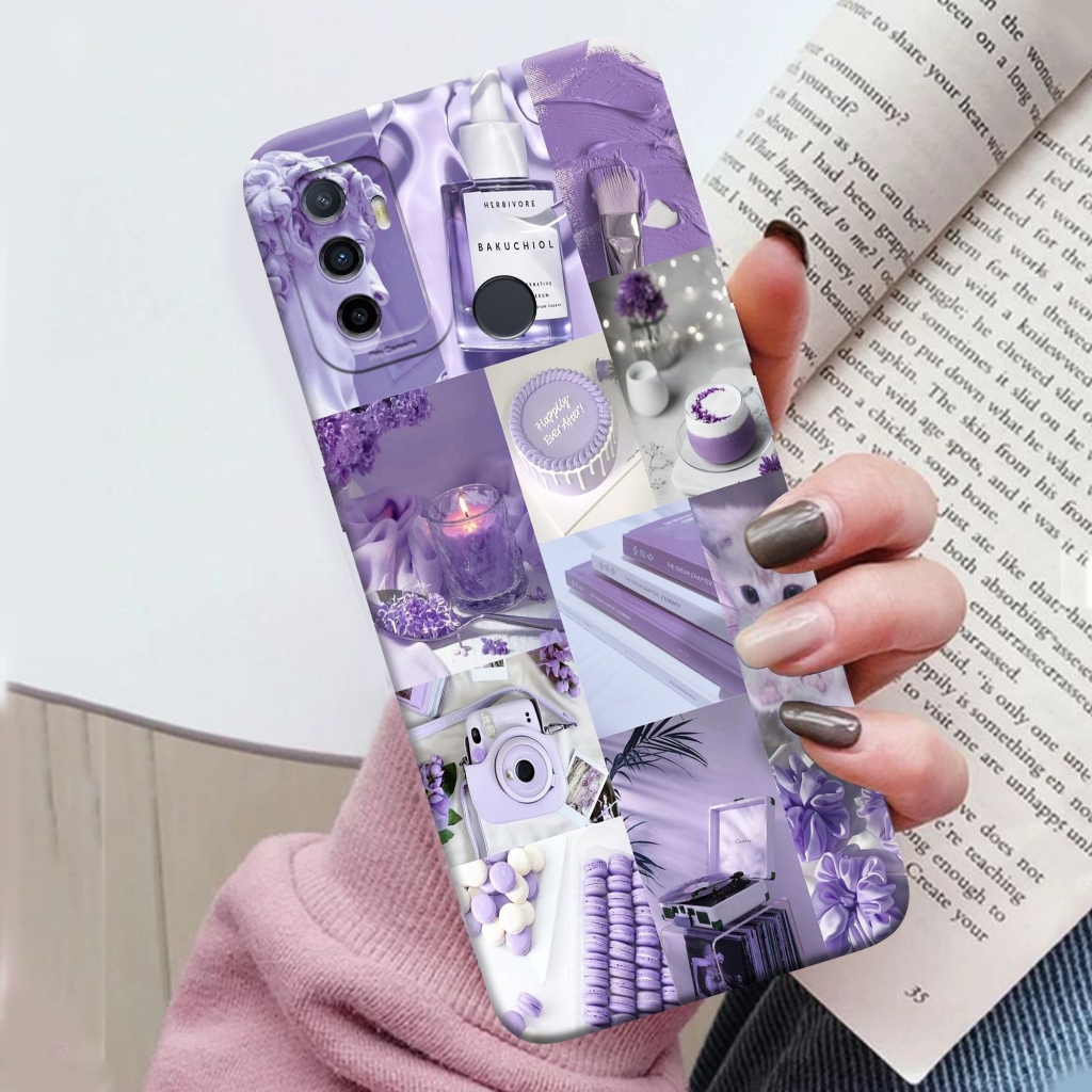 Case Oppo A53 - ORORA -  Casing Oppo A53 - Motif case Aesthetic - softcase Oppo A53 Pelindung Hp Aks