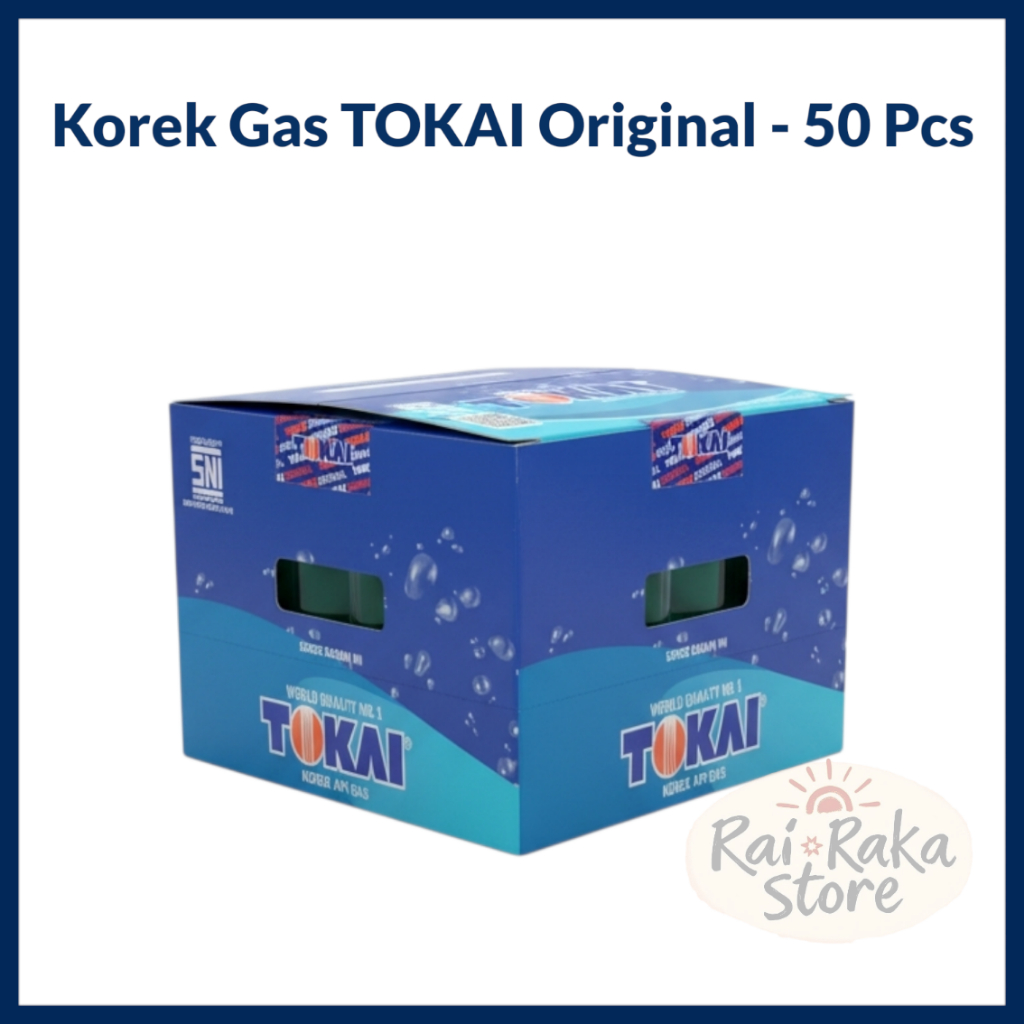 Tokai korek gas roda original isi 50 pcs