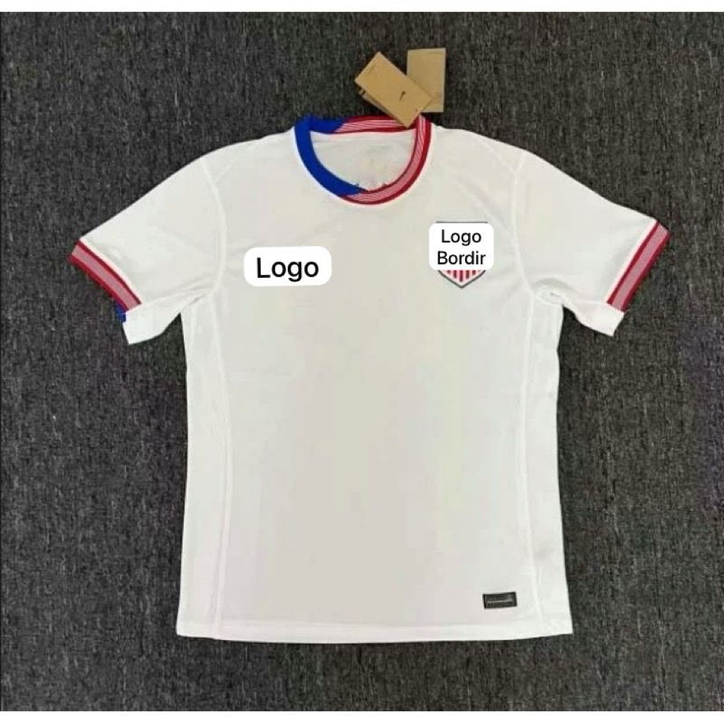 JERSEY BAJU BOLA USA HOME 2024 JERSEY BAJU BOLA FUTSAL OLAHRAGA AMERIKA HOME